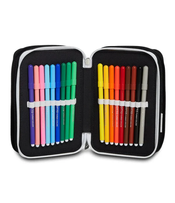 Hot Seven Astuccio 3 Scomparti Juventus