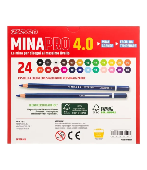 Flash Sale Seven 24 Pastelli A Colori ® Minapro 4.0