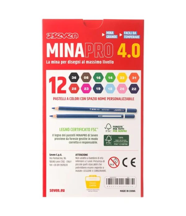 Cheap Seven 12 Pastelli A Colori ® Minapro 4.0