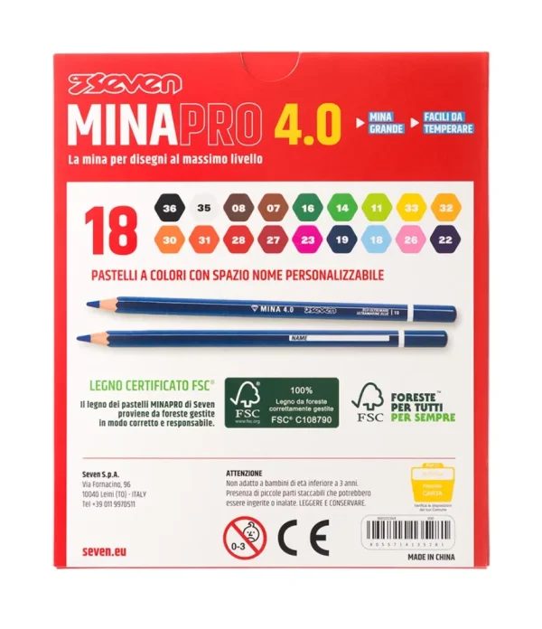 Flash Sale Seven 18 Pastelli A Colori ® Minapro 4.0