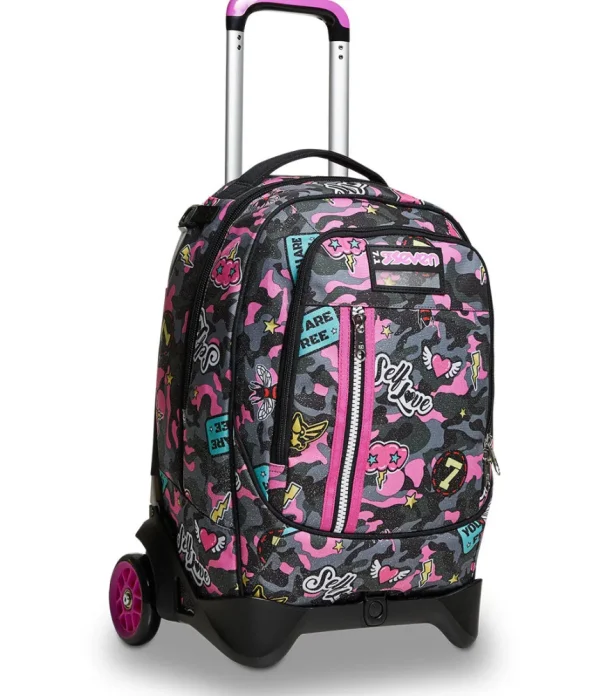 New Seven Trolley Jack ® 2 Ruote - Camoulove Girl