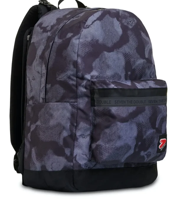 Cheap Seven Zaino ® Reversibile Con Cuffie - The Double Smoked Camo