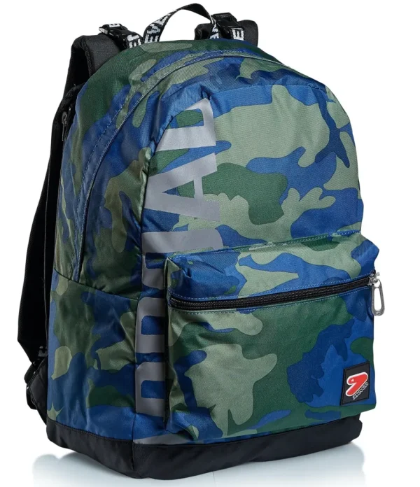 Cheap Seven Zaino ® Reversibile Con Cuffie - The Double Camo Royal