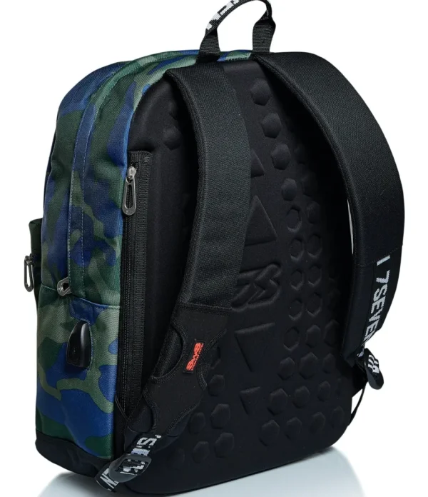 Discount Seven Zaino ® The Double Pro - Camo Royal